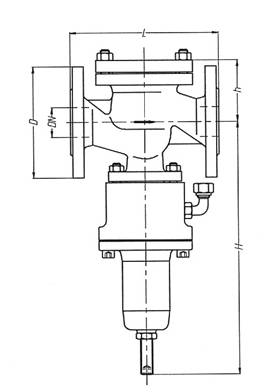 Pressure reducing valve, PN 16